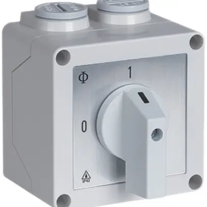 AP-Drehschalter K&N CA11.A292/CH070.*PN4, 20A/690V 0/3L grau 