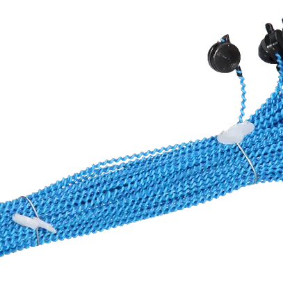 Sigillo di piombo express 9mm con filo 150mm nero 