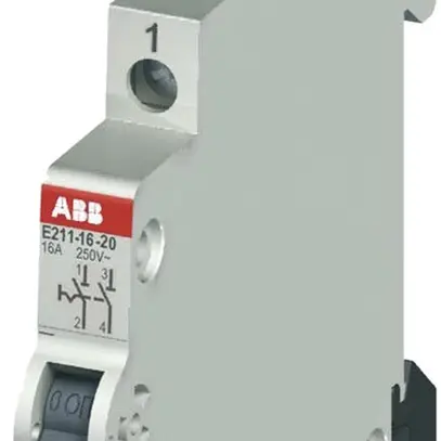 Interruttore AMD ABB E211, 16A/250V 2L 2Ch, ½UM, "0-I" 
