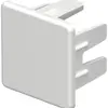 Piastra terminale Bettermann p.canale d'installazione WDK bianco puro 25×25mm 