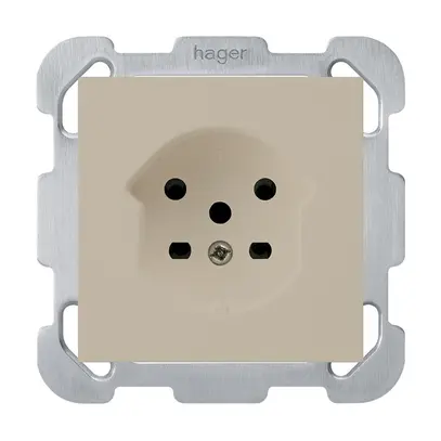 Presa INC HA kallysto tipo 15 con morsetti a innesto beige 