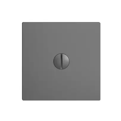 Placca frontale EDIZIOdue grigio scuro per trasfom. per segn.di chiam. 