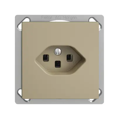 Presa INS EDIZIOdue T23 16A sand, con morsetti innest. 