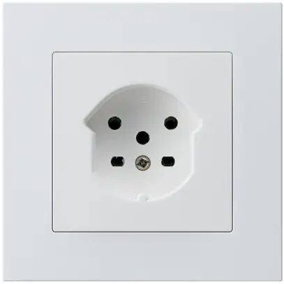 Prise ENC HA kallysto.pro type 15 avec bornes enfichables blanc 