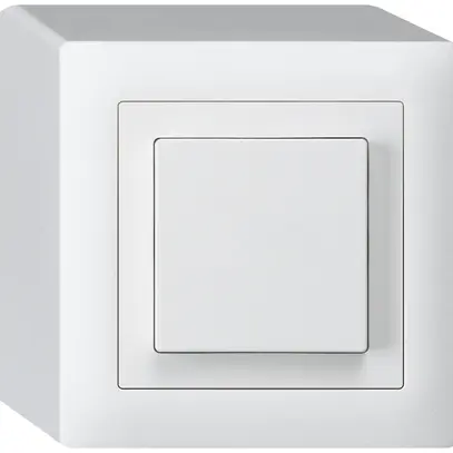 Interruttore pulsante AP kallysto 6/1L bianco 