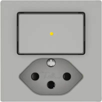 Combinazione EDIZIO.liv SNAPFIX® S6K+T13 shut.illuminazione frontale gi grc 