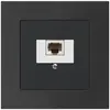 UP-Anschlussdose kallysto.pro 1×RJ45u schwarz 