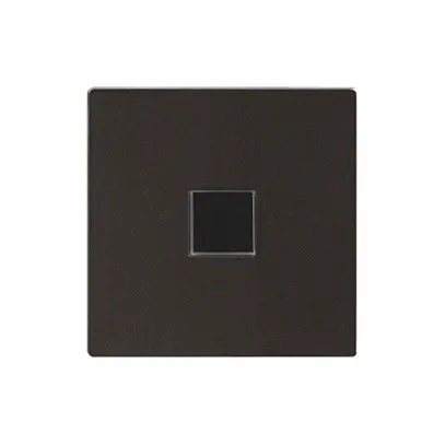 Abdeckset EDIZIOdue elegance für 1×Taster moca 