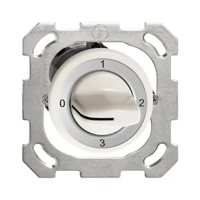 Interruttore rotativo INC FH 5/1L bianco con manopola 