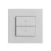 Kit copertura per interruttore tapparelle 1c/2t Edue Wiser grigio chiaro 
