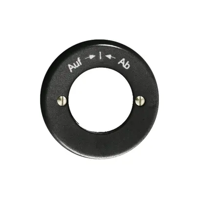 Kit frontal Auf-I-Ab noir pour contact rot.imp.à clé FH 