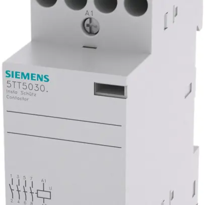 Contattore di potenza Siemens SENTRON INSTA 5TT5 24VAC, 4Ch 25A 