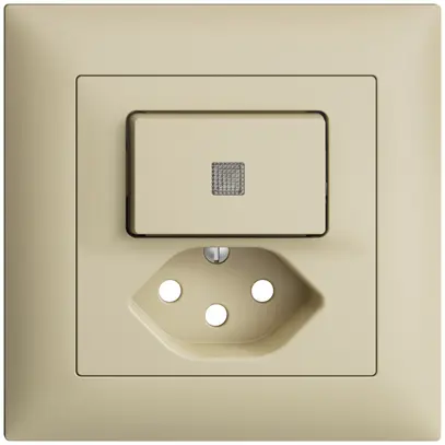 Kit frontale INC EDIZIOdue vanille 88×88mm T13 con lente 