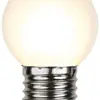 Lampada LED M. Schönenberger E27 1W 15lm 2700K 69mm G45 opale bianco 