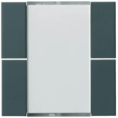 Frontset Hager kallysto 4×KNX anthrazit 