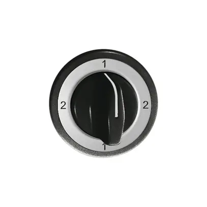 Kit frontale Feller 2-1-2-1 nero per interr.rotativo 