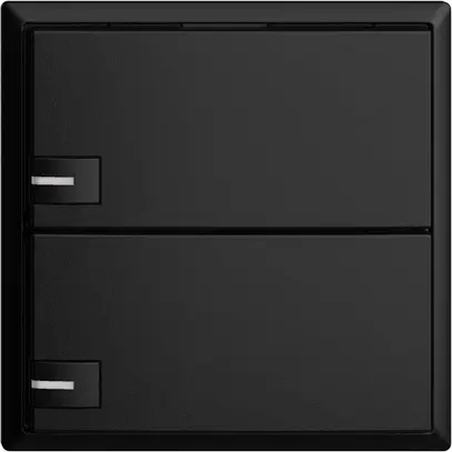 Poussoir KNX RGB EDUE, 250mW, a.LED RGB, 2×poussoir, comm.1×touche, no 