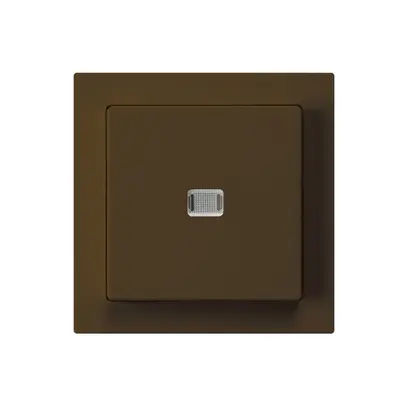Interrupteur lumineux ENC kallysto 3/2L brun 