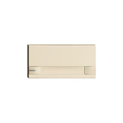 Touche 1/2 KNX/électron.a.LED+ pap.EDIZIOdue comm.2×crema 