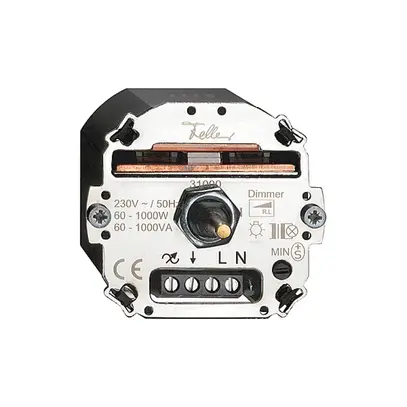 Inserto varialuce rotativo FH 60…1000W/VA, ritardo di fase ascendente 