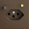 Prise ENC EDIZIOdue T23 FI 30mA F, coffee 