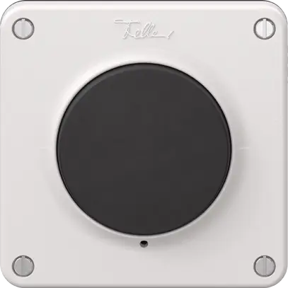 Contatto a pulsante NEVO N.CO chiusura-apertura 1L, illuminabile, bianco 