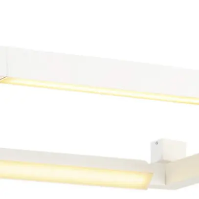 Plafoniera/lpda a muro LED SLV OPEN GRILL DT 54W 4500lm 3000K 730×720×105mm bi 