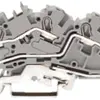 Morsetto 3 piani WAGO TopJob-S 4mm² L/L/PE grigio 