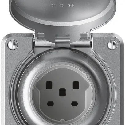 Prise ENC robusto 1×type 25 IP55 aluminium 