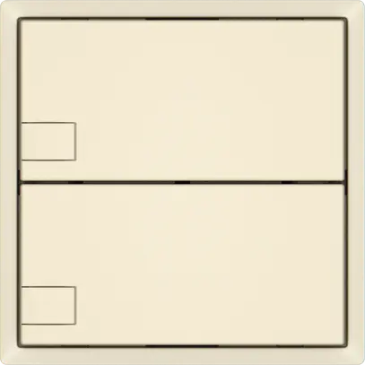 Poussoir universel EDIZIO.liv UNI SNAPFIX® 12…48V s.LED 2× comm.1T cr 