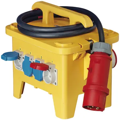 Distributeur de courant EverGum 40A 1×FI 4×LS 3×T23 1×T25/CEE16/CEE32 2m CEE32 