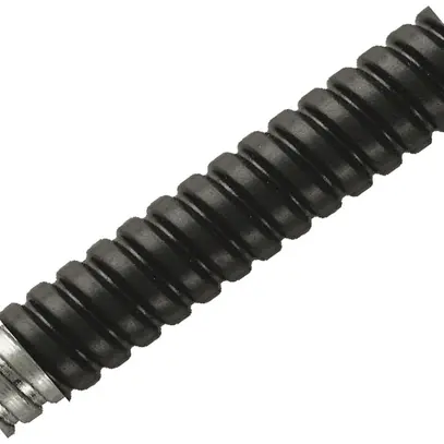 Tubo metallico Plica FSU M12 50m flessibile acciaio zincato/PVC nero 