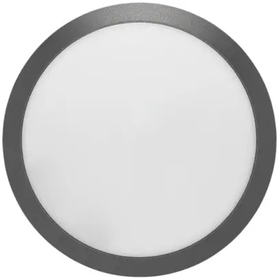 Plafoniera/lampada a muro LED ESSENTIEL 1000lm 9W ON/OFF Ø300mm antracite 