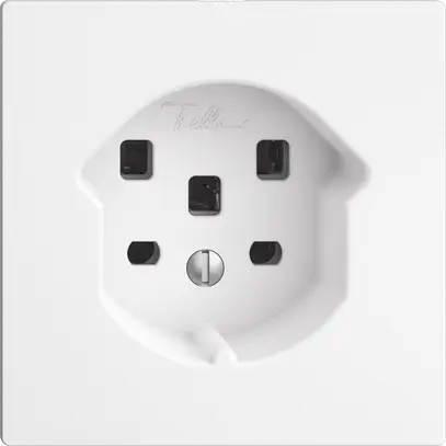 Prise EDIZIOdue T25 16A blanc, avec bornes enf. 