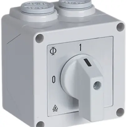 Interruttore rotativo AP K&N grigio 20A 690V 0/3L 