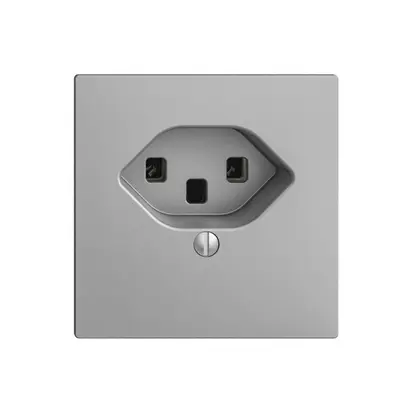 Presa INC EDIZIOdue T23 16A silver, morsetti a vite 