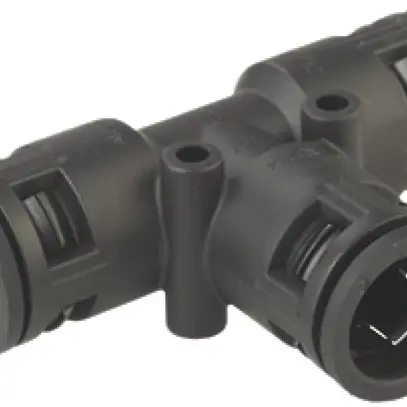 Distributore T AGRO 1×28.5/2×28.5 nero 