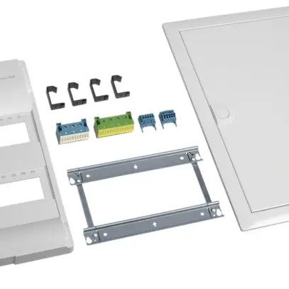 Kit di montaggio Hager volta con cornice/porta 2-file 