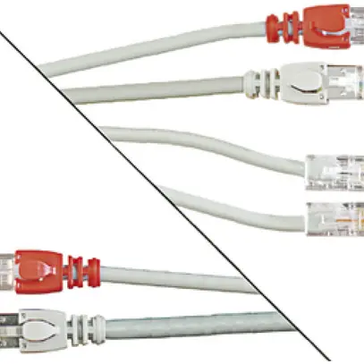 Cavo di allacciamento NT2ab+U schermato, grigio L 0.5m 