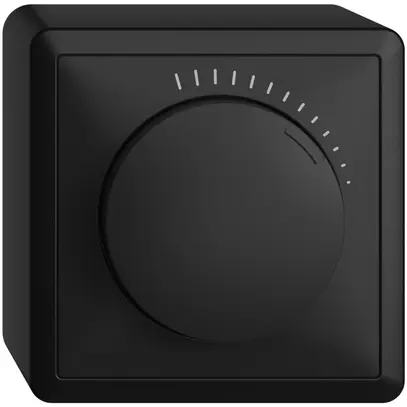 Régulateur de vitesse AP EDUE 230VAC, 1 phase, 20…400VA, 74×74mm, noir 