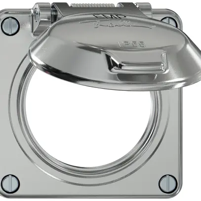 Parte superiore ELEMENT SNAPFIX® c.coperchio ribaltabile c.simbolo EMP Ø60mm all 