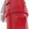 Presa AP CEE Bals 5P 32A 400V 6h rosso IP44 nich.Quick Connect 