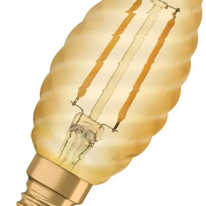 Lampe LED Vintage 1906 CLASSIC B 22 FIL GOLD 220lm E14 2.5W 230V 824 