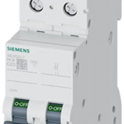 Disgiuntore Siemens SENTRON 5SL6 2P 230V C 20A 6kA 2UM 