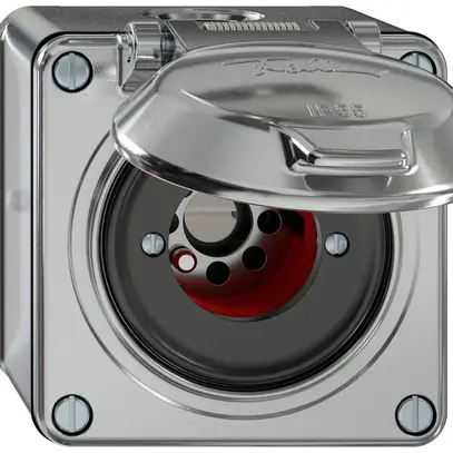 Contatto rotativo AP ELEMENT SNAPFIX® 1P 2C 16A 400V 1<-0->2 111×96×78mm all 