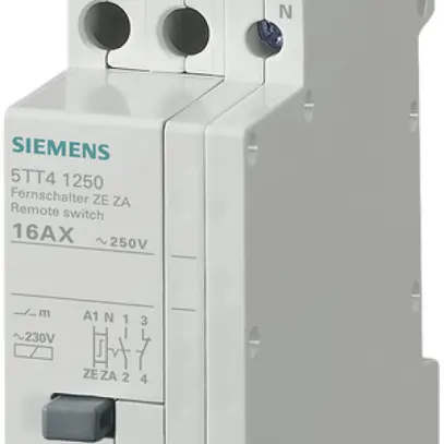 Interruttore a distanza Siemens SENTRON 5TT4 230VAC, 1Ch/1R 16A comando centrale 