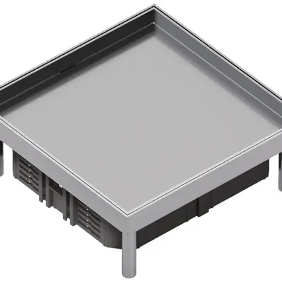 Cassetta in acciaio inox Hager Q06 6 22×200×200mm acciaio inossidabile 