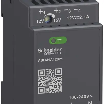 Alimentazione elettrica SE MODULAR, temporizzata, 100…240VAC, 12VDC, 2.1A, 25W 