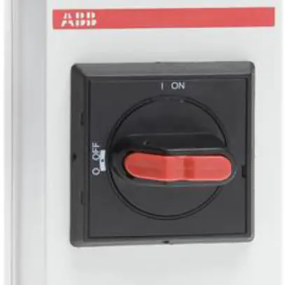 Interrupteur de sécurité DC AP ABB, 4P 25A 1000V plastique poignée noir 