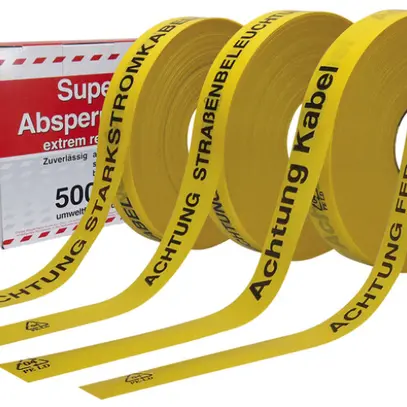 Ruban de retenue Cellpack 500m rouge/blanc 